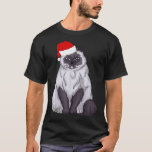 Santa Ragdoll Cat Christmas Pajama Funny Xmas Gift T-Shirt<br><div class="desc">Santa Ragdoll Cat Christmas Pajama Funny Xmas Gifts</div>