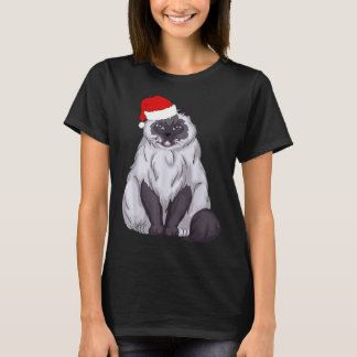 Santa Ragdoll Cat Christmas Pajama Funny Xmas Gift T-Shirt