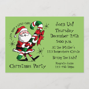 Santa Raising Cane Invitation
