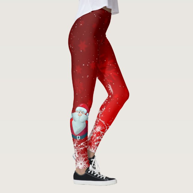Santa red leggings (Right)