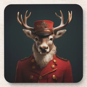 Santa Reindeer Coaster