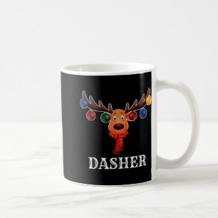 Santa Reindeer Dasher Xmas Group Costume Coffee Mug