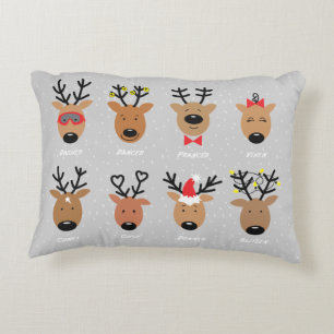 Santa Reindeer Decorative Cushion