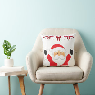 Santa Reindeer Double-sided Christmas Cushion