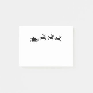 Santa Reindeer Sleigh Post-it Notes