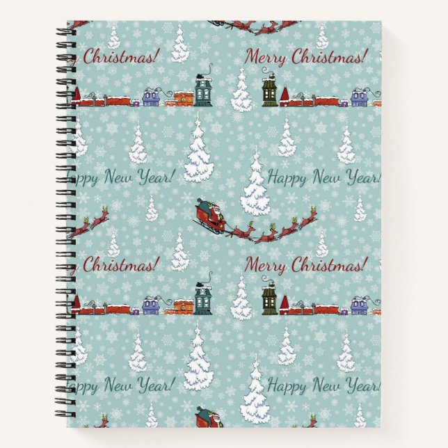 santa reindeer team notebook (Front)