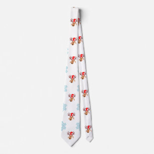 santa reindeer tie
