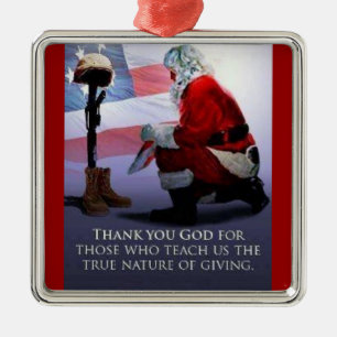 santa repects ornament