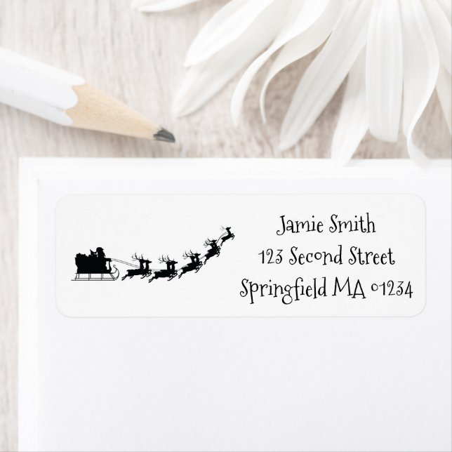 Santa  return address label (Insitu)