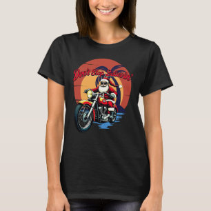 Santa Rides into Christmas T. Shirt
