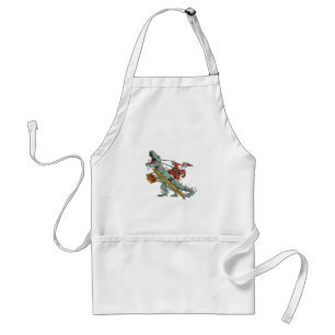 Santa Riding Trex - Merry Trexmas Standard Apron