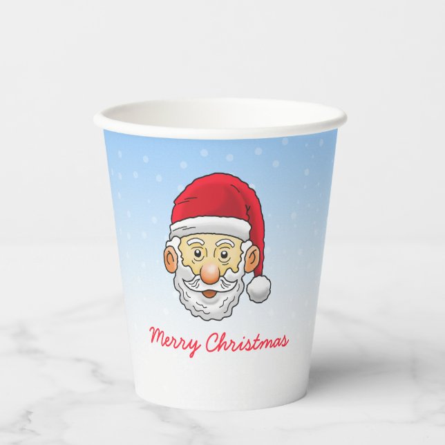 Santa Rings The Bells  Paper Cups (Front)