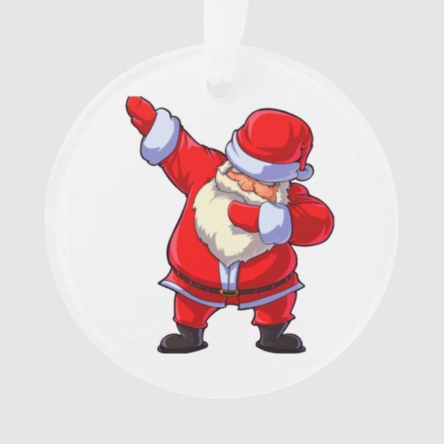Santa Rock  Ornament (Front)