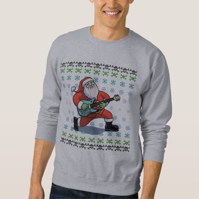 Santa Rock Ugly Sweatshirt (Front)