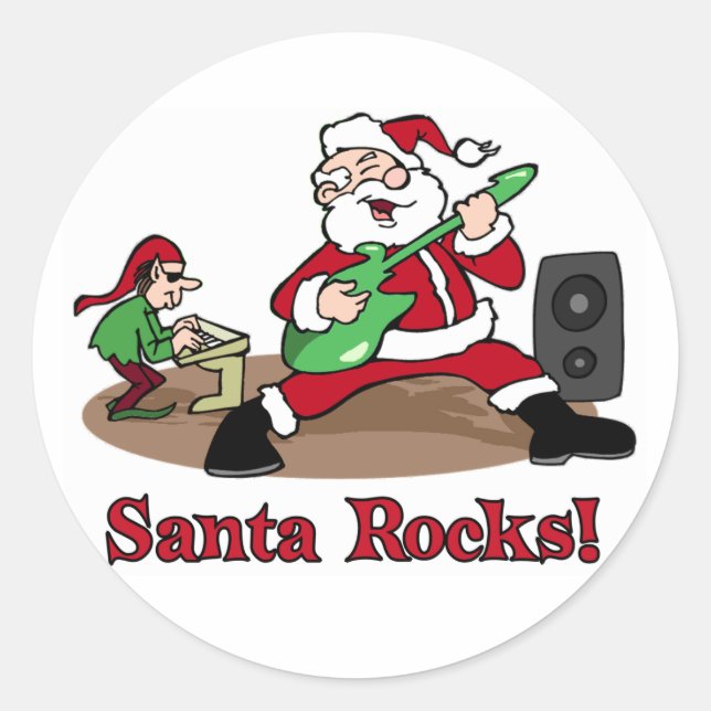 Santa Rocks stickers (Front)