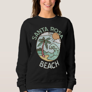 Santa Rosa Beach Florida Tropical Beach Vacation S Sweatshirt