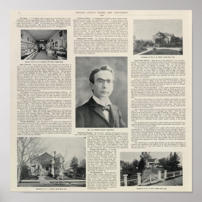 Santa Rosa, California 3 Poster (Front)