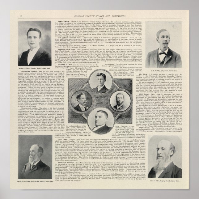 Santa Rosa, California 3 Poster (Front)