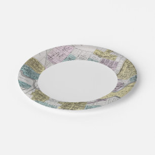 Santa Rosa, California 5 Paper Plate
