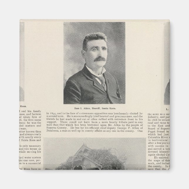 Santa Rosa, California Magnet (Front)