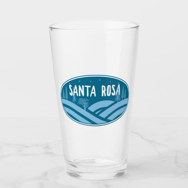 Santa Rosa California Outdoors Glass (Front)