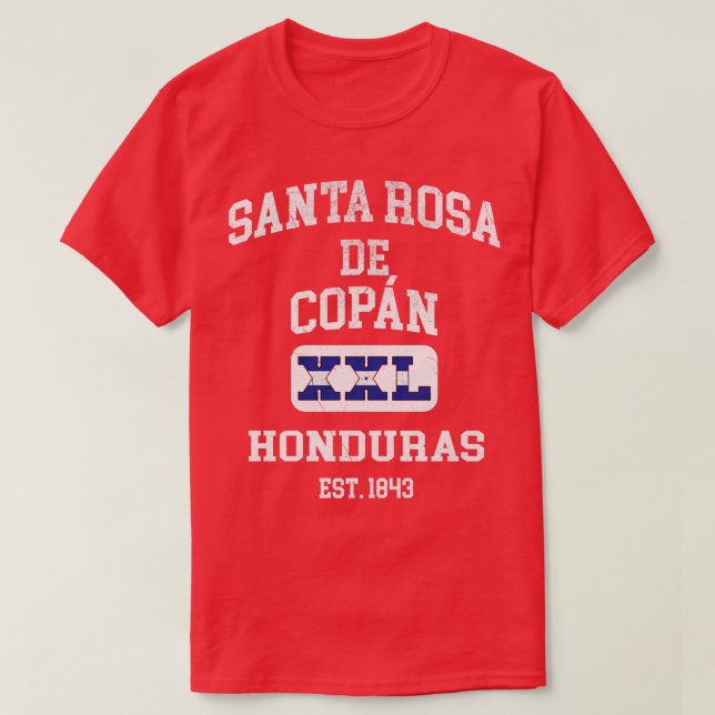 Santa Rosa de Copan Honduras XXL Athletic design 1 T-Shirt (Design Front)