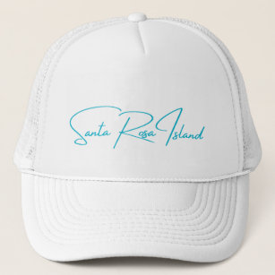 Santa Rosa Island Hat Aqua Logo