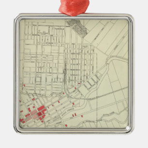 Santa Rosa, portions destroyed by earthquake Metal Ornament