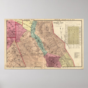 Santa Rosa, Vallejo, and Sonoma Townships Poster