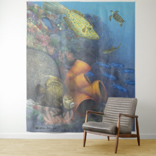 Santa Rosa Wall 2 Fine Art Tapestry