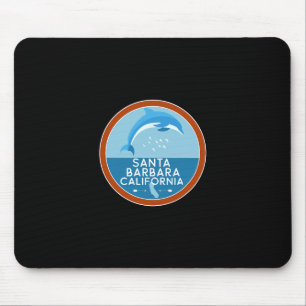 Santa Rra California Dolphin Ca Vacation Souvenir Mouse Pad