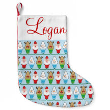 Santa, Rudolf and Snowman Christmas