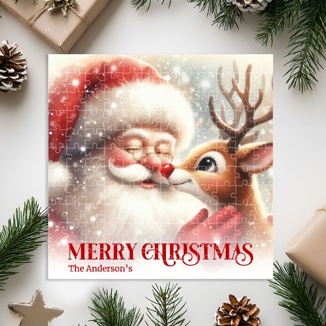 Santa Rudolph Custom Holiday Magic Puzzle for Kids (Santa Rudolph Custom Holiday Magic Puzzle for Kids)