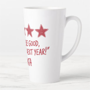 Santa’s 5-Star Review - Christmas Design Latte Mug