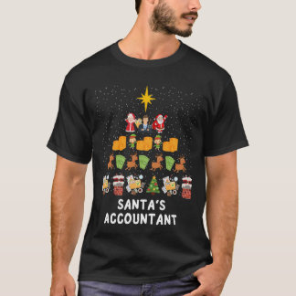 Santa’s Accountant Christmas Christmas Accountant T-Shirt