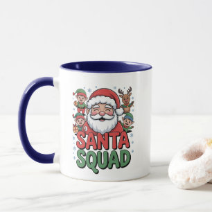 Santa’s Bad Influence (Funny Santa Squad) Mug