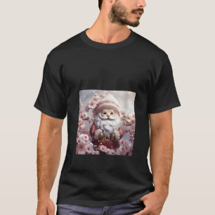 Santa s Cherry Blossom Christmas Sakura Artistry V T-Shirt