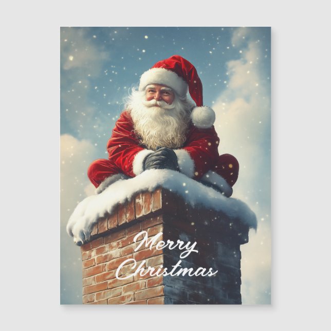 Santa’s Chimney Pause: A Winter’s Smile (Front)