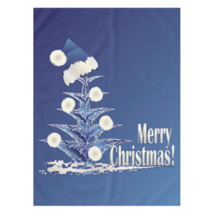 Santa s Christmas tree Tablecloth