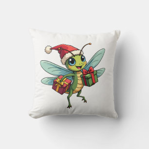 Santa�s Dragonfly Helper Cushion
