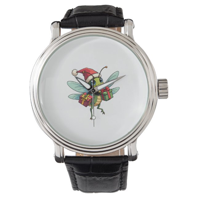 Santa’s Dragonfly Helper Watch (Front)