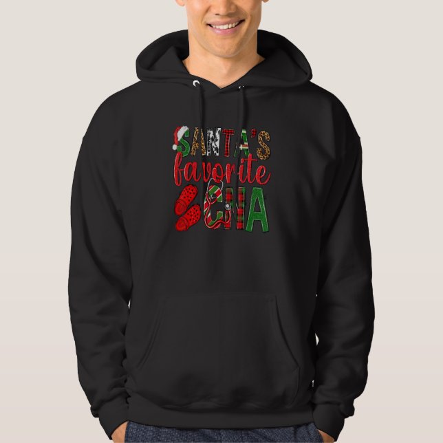 Santa s favorite CNA Hoodie (Front)