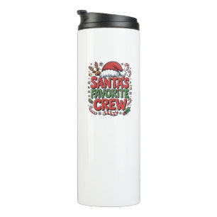 Santa’s Favorite Crew Thermal Tumbler