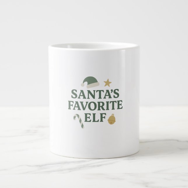 Santa’s Favorite Elf - Holiday Mug (Front)
