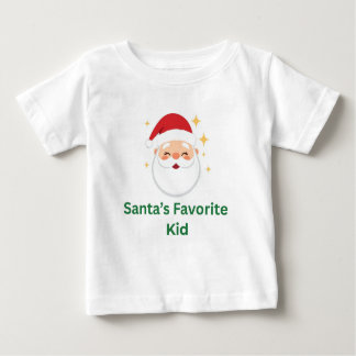 Santa’s Favorite Kid Cute Christmas Design for Kid Baby T-Shirt