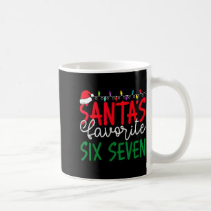 Santa’s Favorite Six Seven 67 Christmas Humor Meme Coffee Mug