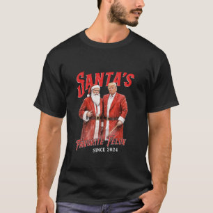 Santa s Favourite Felon Since 2024 Christmas Funny T-Shirt
