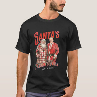 Santa s Favourite Felon Since 2024 Christmas Xmas  T-Shirt