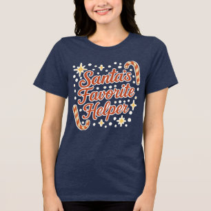 Santa’s Favourite Helper Tri-Blend Shirt