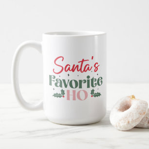 Santa’s Favourite Ho Funny Festive Christmas  Coffee Mug